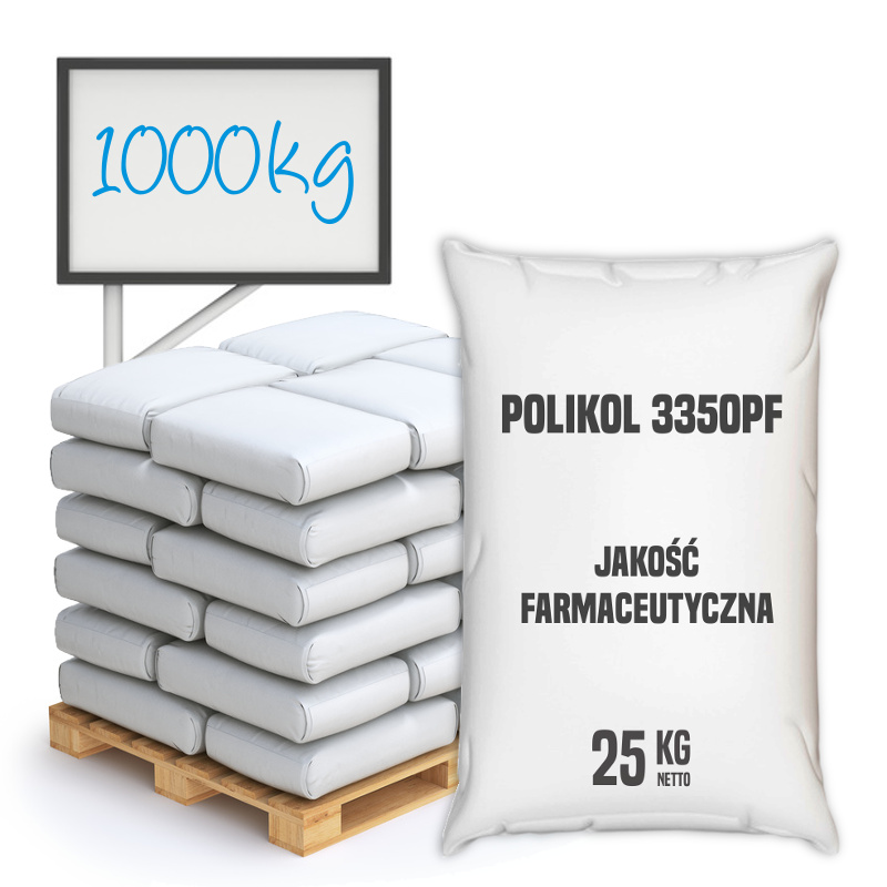 POLIkol 3350PF, Pharmaceutical Grade Polyethylene Glycol (Ph. Eur.), Macrogol 3350, PEG 3350, 1000 kg