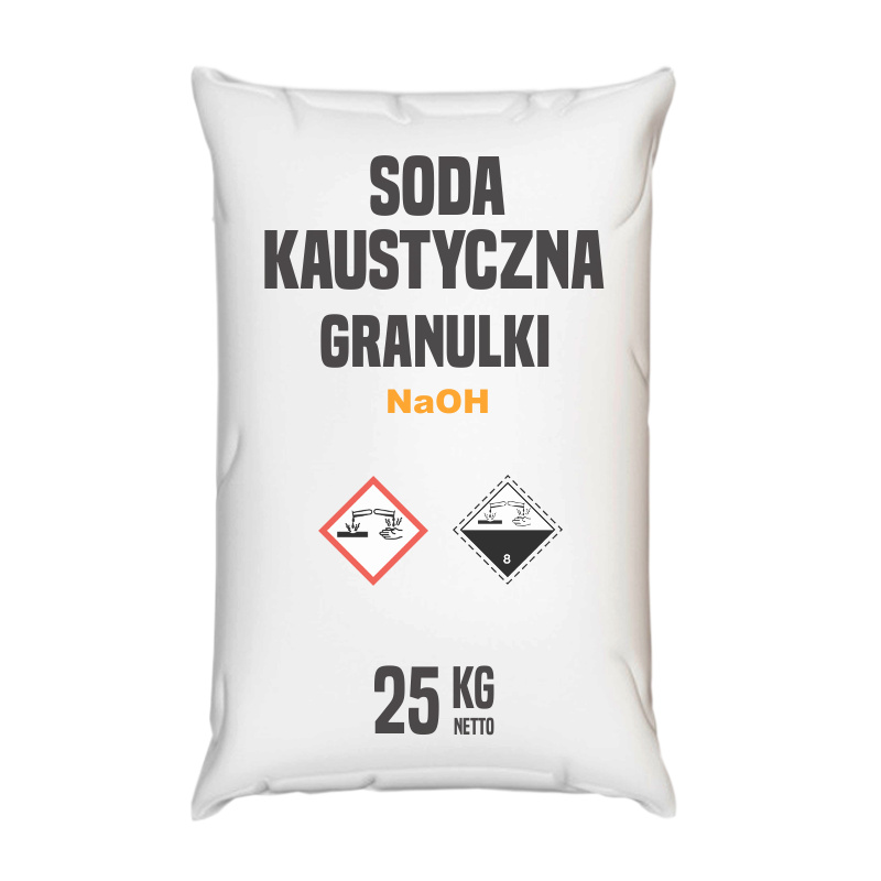 Sodium hydroxide granules, Caustic soda